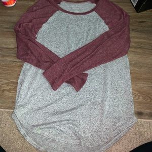 American Eagle Soft & Sexy Plush Long Sleeve Tee